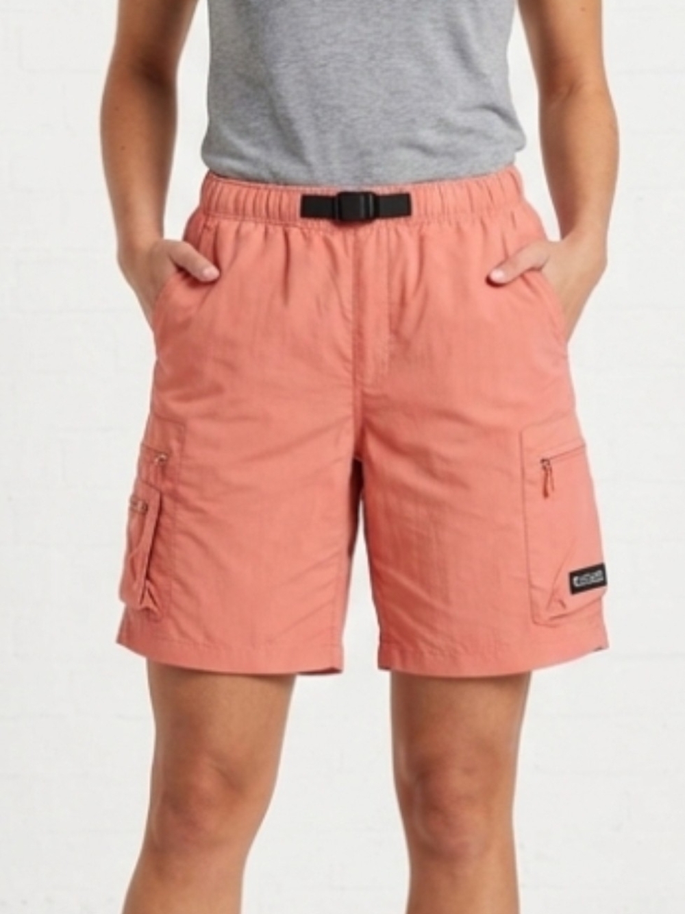Columbia Womens Nylon Cargo Hiking Utility Shorts - Size SM EUC